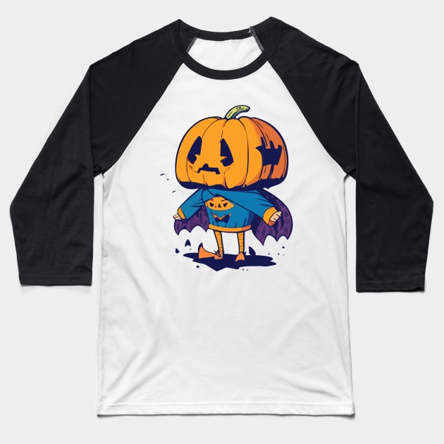 Halloween Shrug Baseball T-Shirt by Moulezitouna